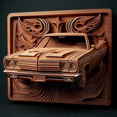 3D мадэль Dodge Monaco (STL)